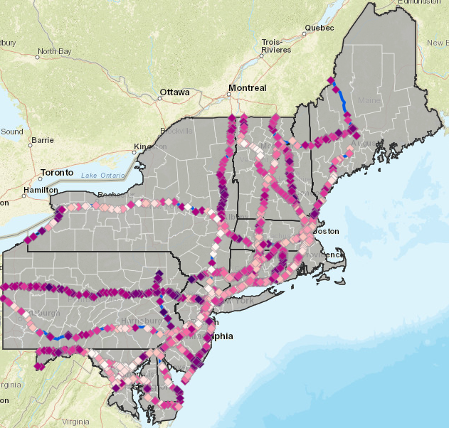 EV Corridor Analysis Tool for Northeast and Mid-Atlantic States ...